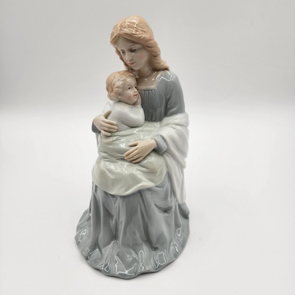 Vintage Love of a Mother & Child Figurine Homco Home Interiors #8809  Porcelain